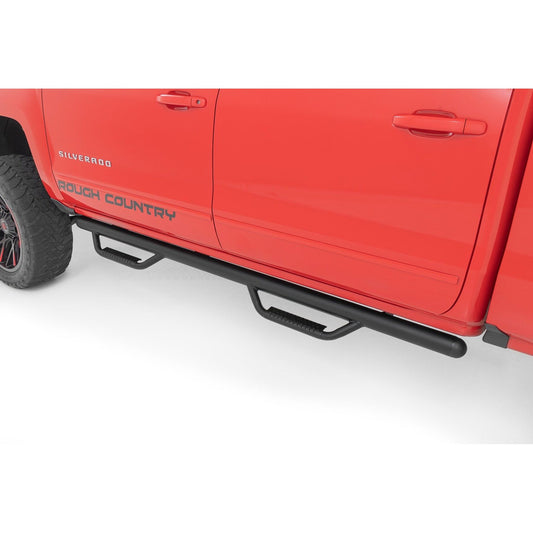 ROUGH COUNTRY Nerf Steps | Cab Length | Crew Cab | Chevy/GMC 1500 (14-18 & Classic) | RCC1489CCB