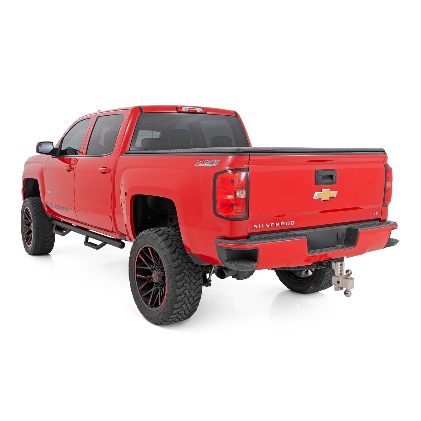 ROUGH COUNTRY Nerf Steps | Cab Length | Extended Cab | 6'7" Bed | Chevy/GMC 1500 (14-18 & Classic) | RCC1489QCB