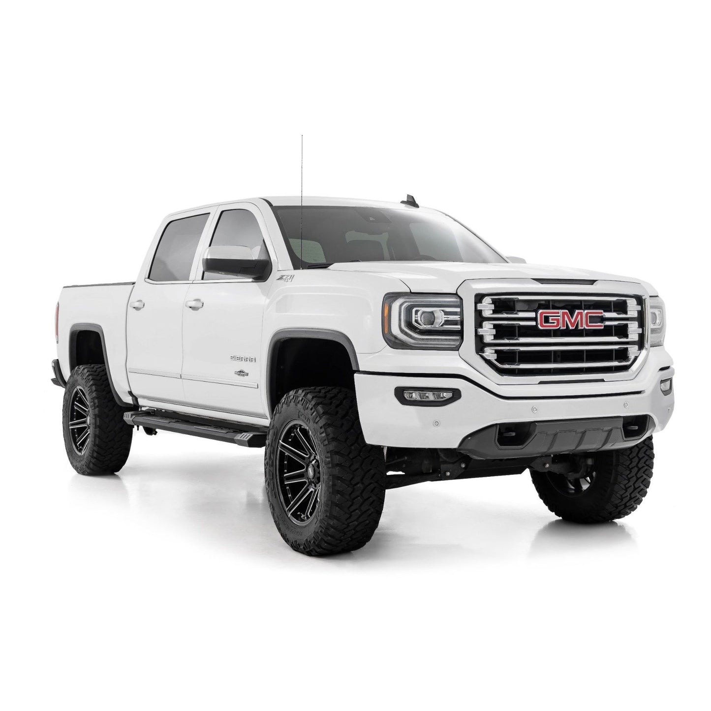 ROUGH COUNTRY HD2 Aluminum Running Boards | Crew Cab | Chevy/GMC 1500/2500HD/3500HD (07-19 & Classic) | SRB071785A