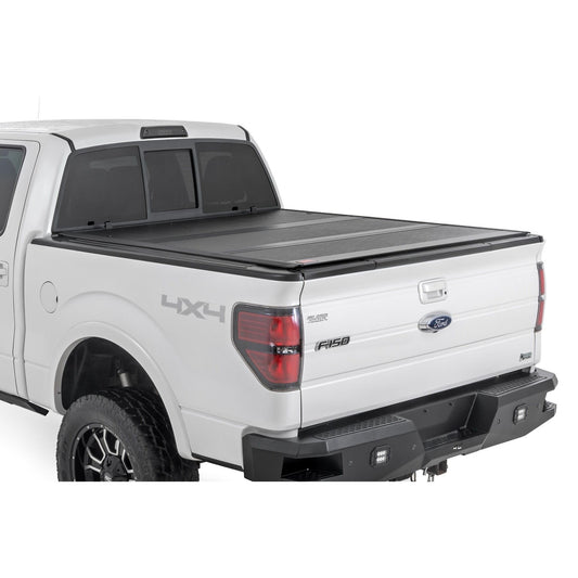 ROUGH COUNTRY Hard Low Profile Bed Cover | 5'7" Bed | Ford F-150 2WD/4WD (2004-2014) | 47214550B