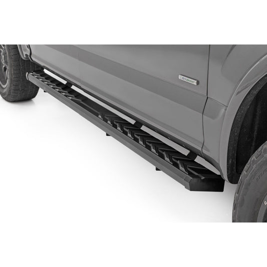 ROUGH COUNTRY BA2 Running Board | Side Step Bars | Ford F-150/F-250/F-350 2WD/4WD (15-25) | 41010A