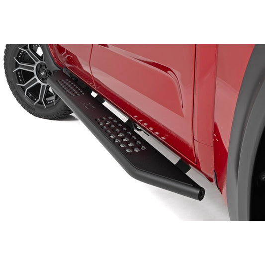 ROUGH COUNTRY OV2 Running Boards | Side Step Bars | Crew Cab | Toyota Tundra 2WD/4WD (22-25) | 14006