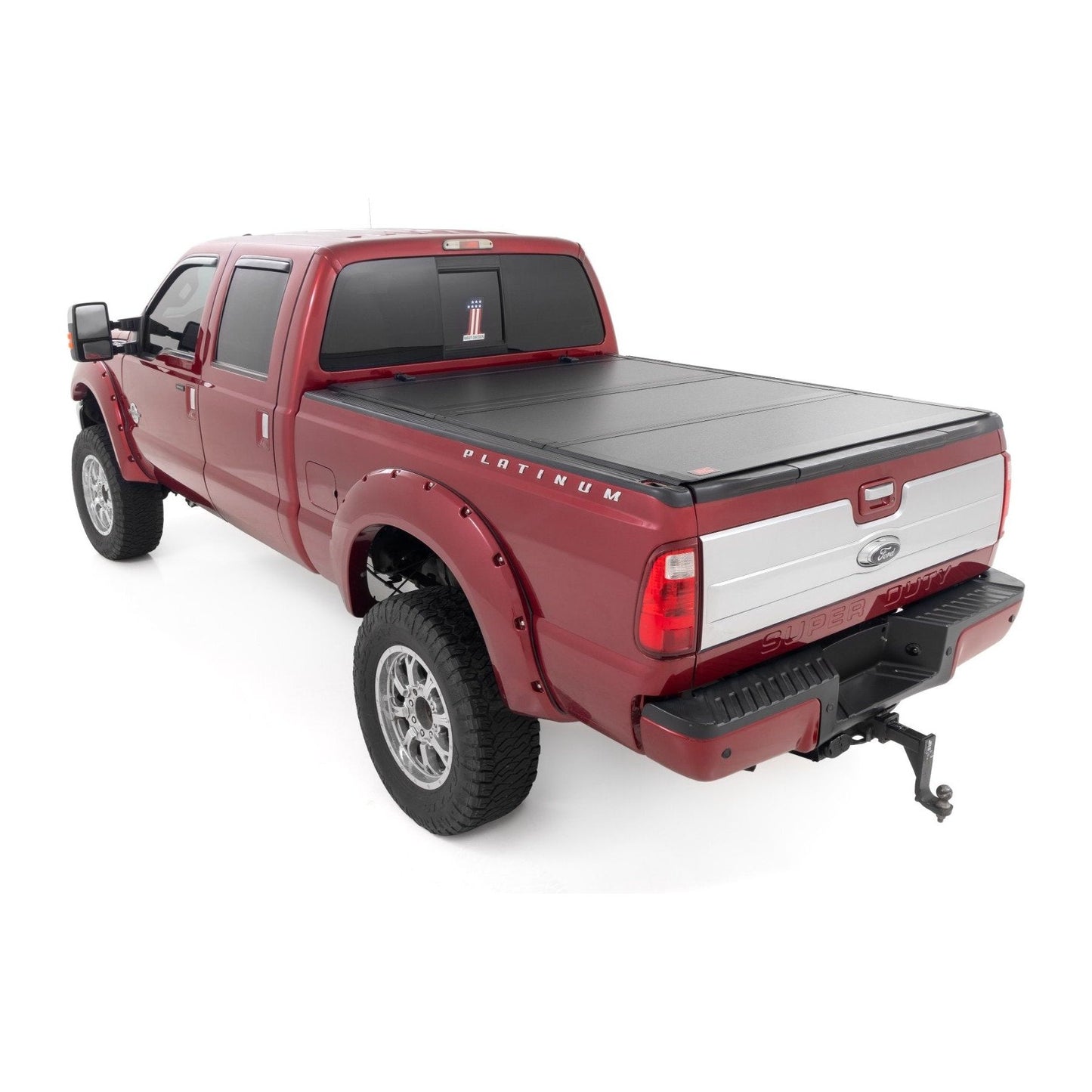 Rough Country 6'10 Hard Tri-Fold Flip Up Bed Cover I 49214651