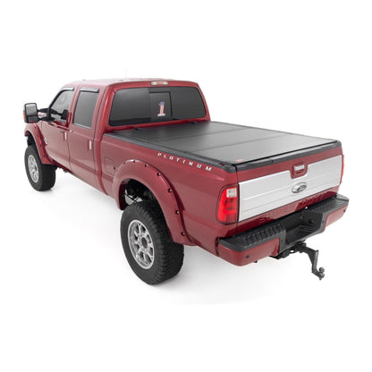 Rough Country 6'10 Hard Tri-Fold Flip Up Bed Cover I 49214651