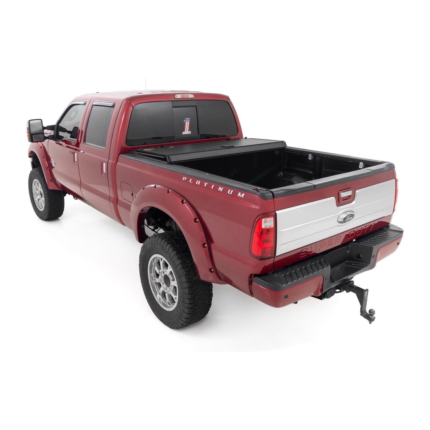 Rough Country 6'10 Hard Tri-Fold Flip Up Bed Cover I 49214651