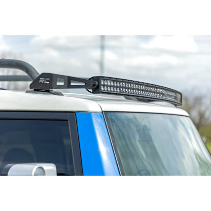 ROUGH COUNTRY 50 Inch Black Series LED Light Bar | Curved | Dual Row | 72950BL