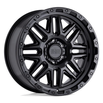 Black Rhino Hard Alloys ALAMO MATTE BLACK W/ BLACK BOLTS