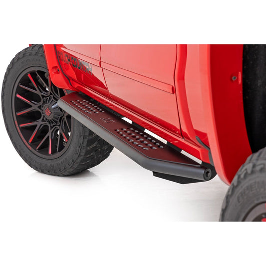 ROUGH COUNTRY OV2 Running Boards | Side Step Bars | Crew Cab | Chevy/GMC 1500/2500HD/3500HD (07-19 & Classic) | 14010