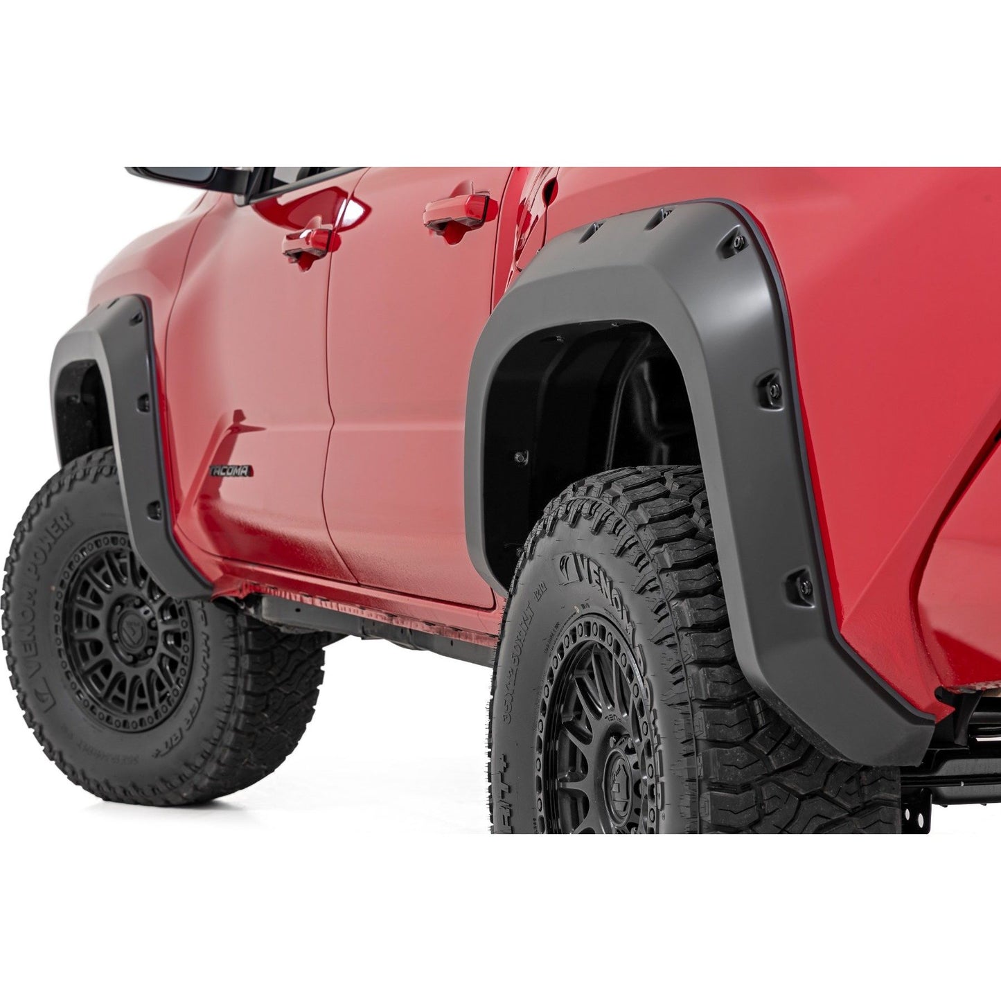 ROUGH COUNTRY Pocket Fender Flares | 040 Ice Cap | Toyota Tacoma 2WD/4WD (2024-2025) | F-T12421-040