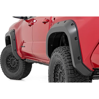 ROUGH COUNTRY Pocket Fender Flares | 040 Ice Cap | Toyota Tacoma 2WD/4WD (2024-2025) | F-T12421-040