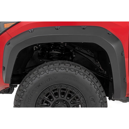 ROUGH COUNTRY Pocket Fender Flares | 040 Ice Cap | Toyota Tacoma 2WD/4WD (2024-2025) | F-T12421-040