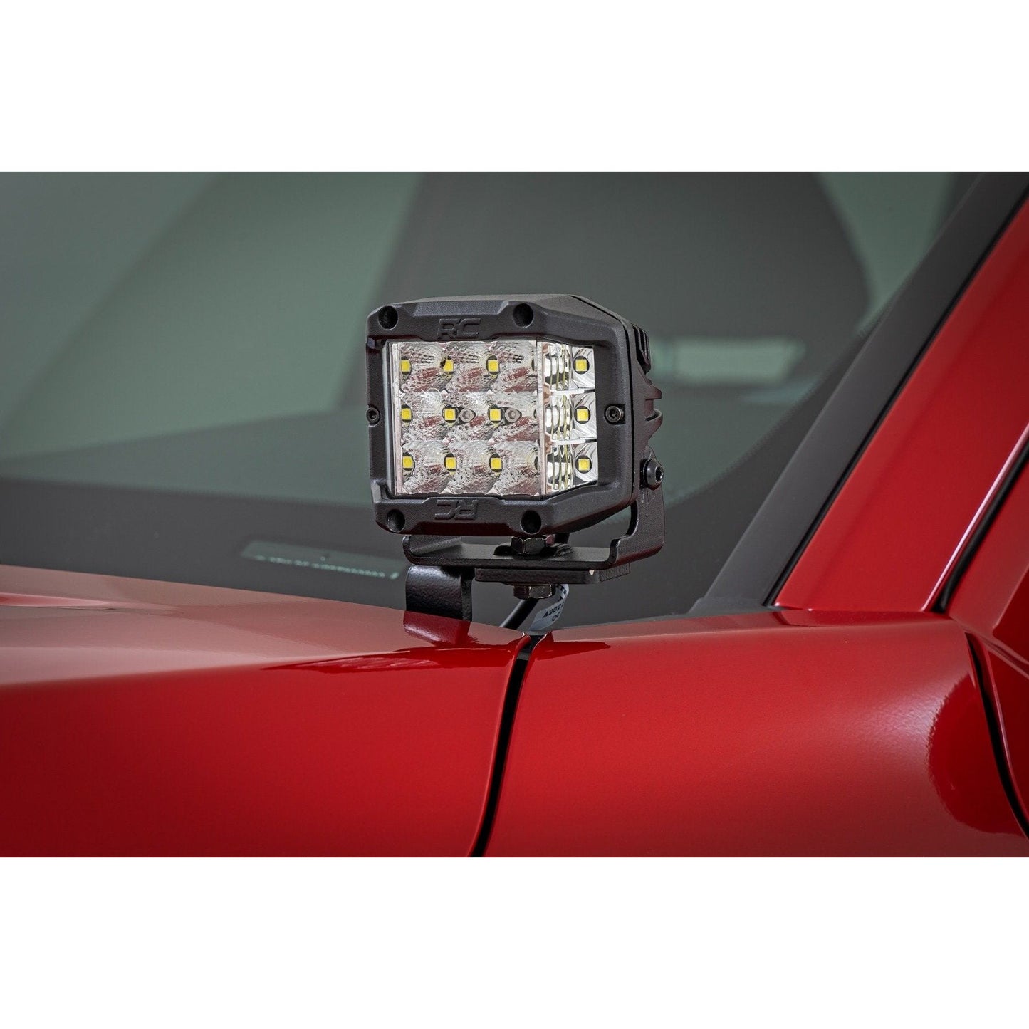 Rough Country Black Series w/ Flood Beam LED Ditch Light Kit I 72102