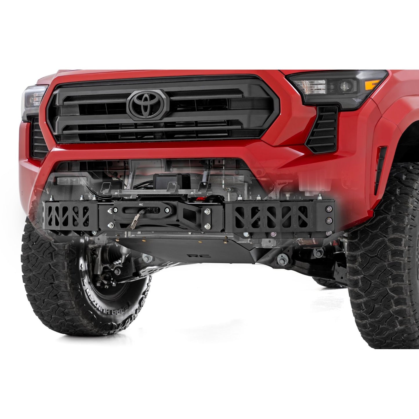 ROUGH COUNTRY Hidden Winch Mount | 12000S | Toyota Tacoma 2WD/4WD (2024-2025) | 72013