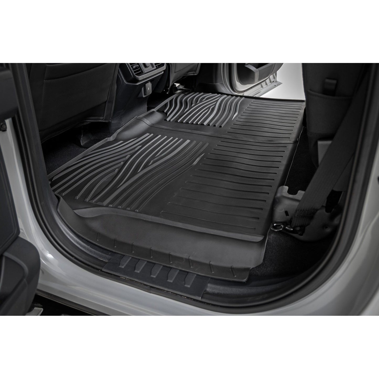 ROUGH COUNTRY Flex-Fit Floor Mats | FR & RR | Ford F-150 (15-25)/F-150 Lightning (22-25)/Raptor (17-25)  | FF-51512