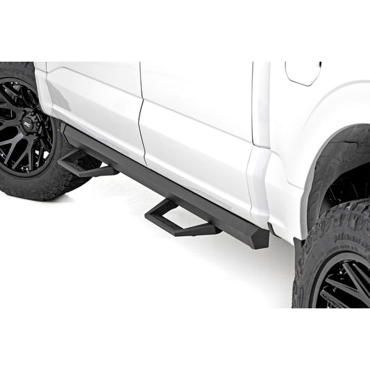ROUGH COUNTRY SRL2 Adjustable Aluminum Steps | Ford Ranger 2WD/4WD (2019-2025) | 51131