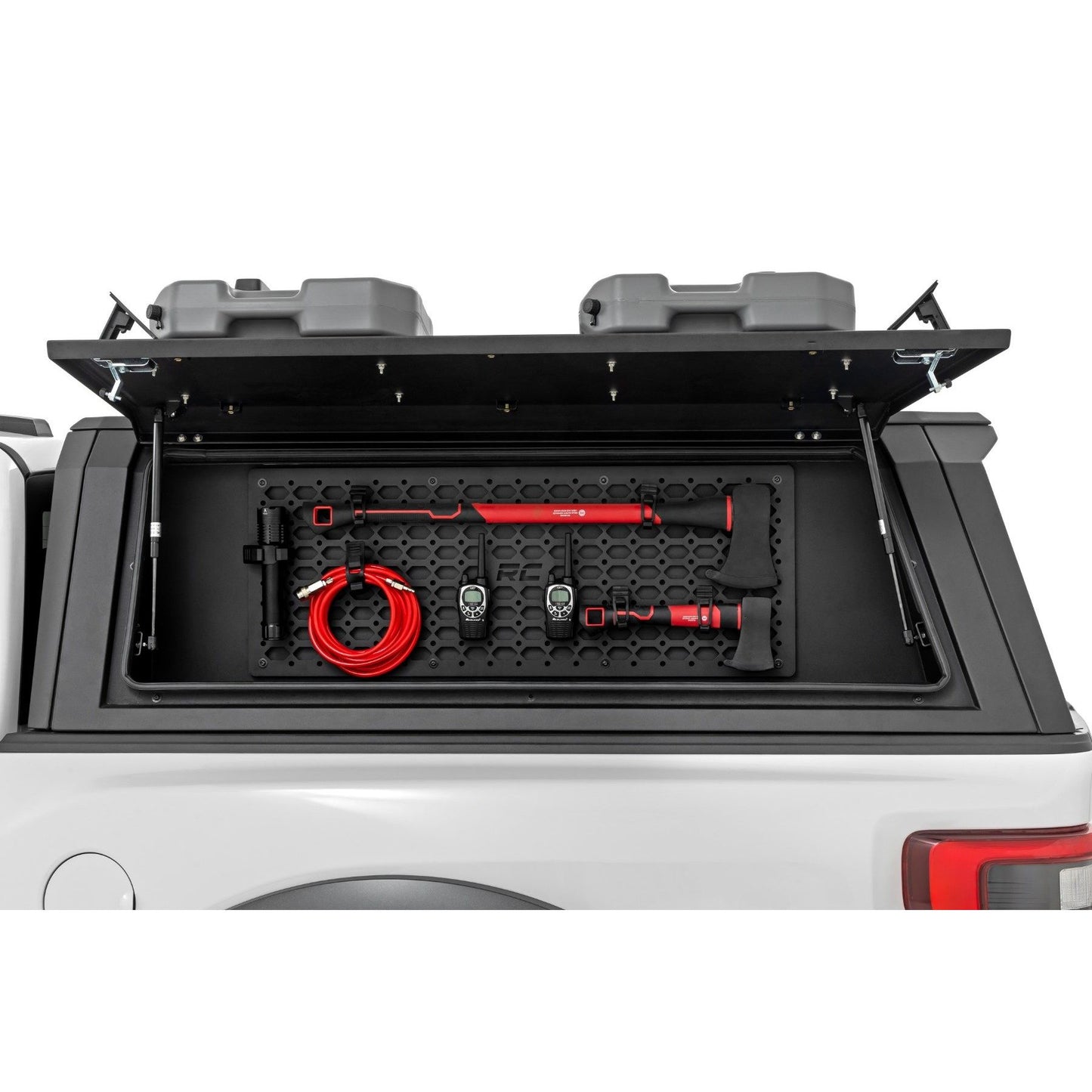 ROUGH COUNTRY Bed Cap Molle Panel Side Storage Bin | Drivers Side | 734004