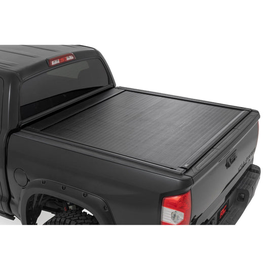 ROUGH COUNTRY Powered Retractable Bed Cover | 5'7" Bed | Toyota Tundra (07-21) | 51419550