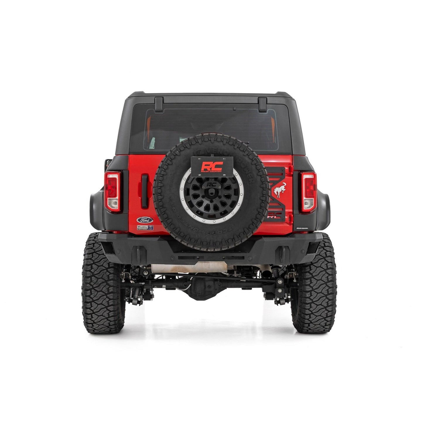 ROUGH COUNTRY Fender Flares | G1 Shadow Black | Ford Bronco 4WD (2021-2025) | O-F12124-G1