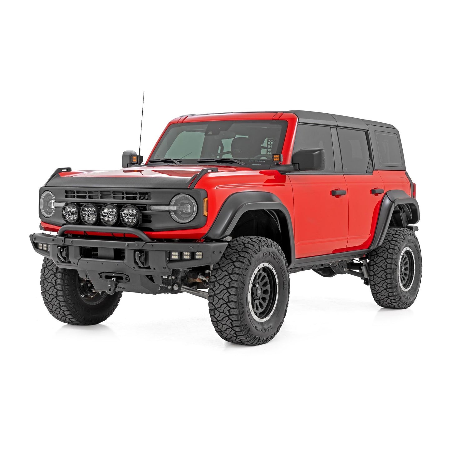 ROUGH COUNTRY Fender Flares | T9 Marsh Gray | Ford Bronco 4WD (2021-2025) | O-F12124-T9