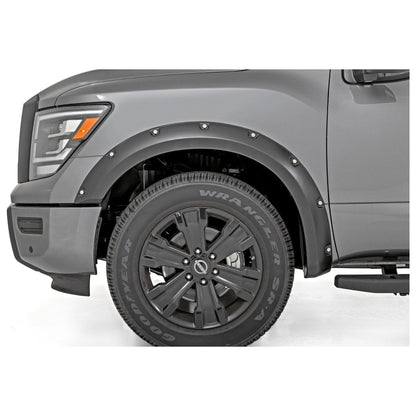 Rough Country Flat Black Pocket Fender Flares I F-N101705A