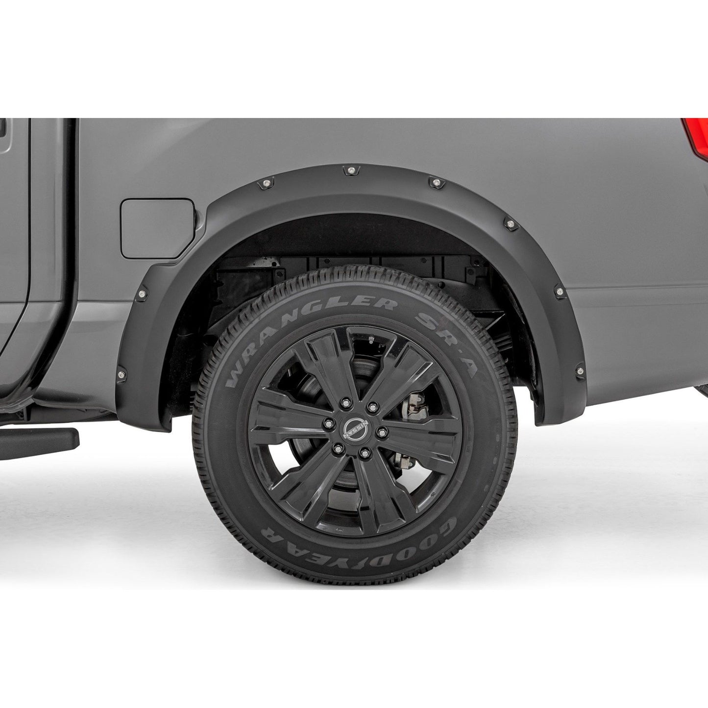 ROUGH COUNTRY Pocket Fender Flares | KAD Gun Metal | Nissan Titan 2WD/4WD (2017-2024) | F-N101705A-KAD