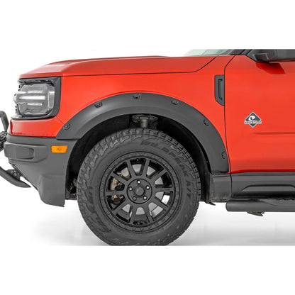 Rough Country Flat Black Pocket Fender Flares I F-F11612A