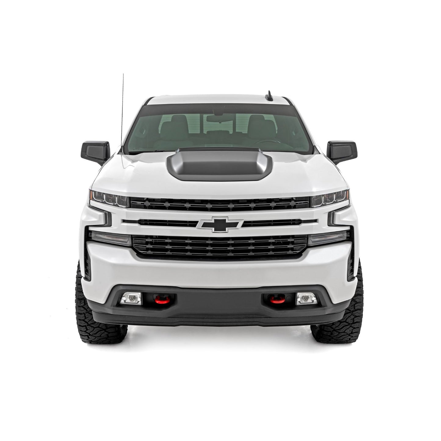ROUGH COUNTRY Hood Scoop | GXP Lakeshore Blue | Chevy Silverado 1500 2WD/4WD (2019-2026 & Classic) | HS10010-GXP
