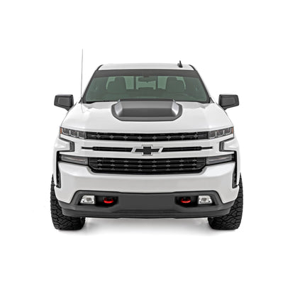 ROUGH COUNTRY Hood Scoop | GXP Lakeshore Blue | Chevy Silverado 1500 2WD/4WD (2019-2026 & Classic) | HS10010-GXP