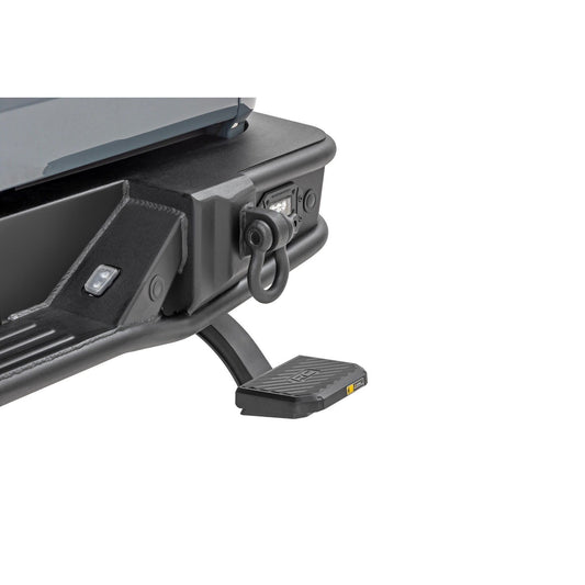 ROUGH COUNTRY Retractable Bed Step | Manual Pull | Jeep Gladiator JT 4WD (2020-2025) | PW050158