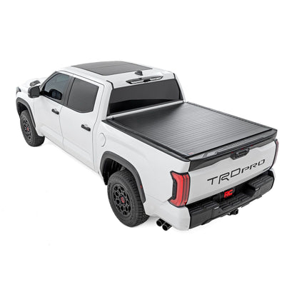 ROUGH COUNTRY Hard Roll Up Bed Cover | 5'7" Bed | Toyota Tundra 2WD/4WD (2022-2025) | 50514551