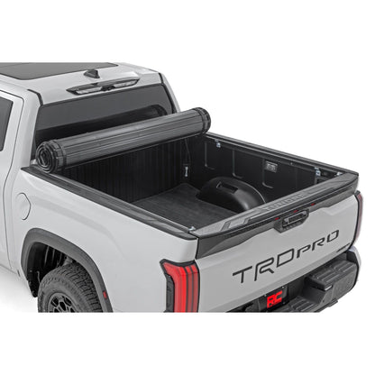 ROUGH COUNTRY Hard Roll Up Bed Cover | 5'7" Bed | Toyota Tundra 2WD/4WD (2022-2025) | 50514551