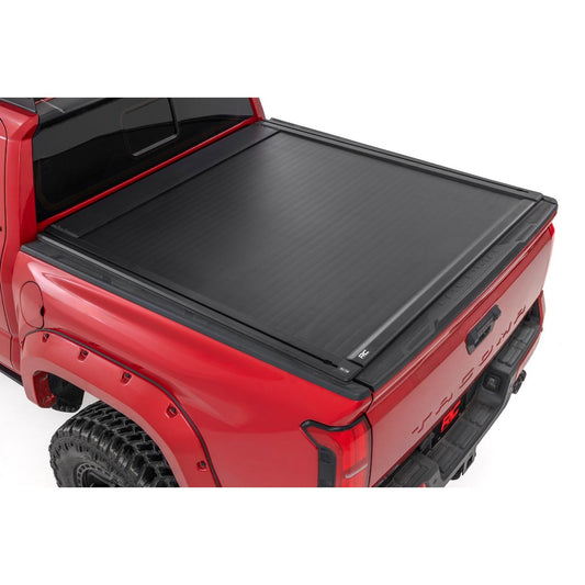 ROUGH COUNTRY Powered Retractable Bed Cover | 5' Bed | Toyota Tacoma 2WD/4WD (2024-2025) | 51515551