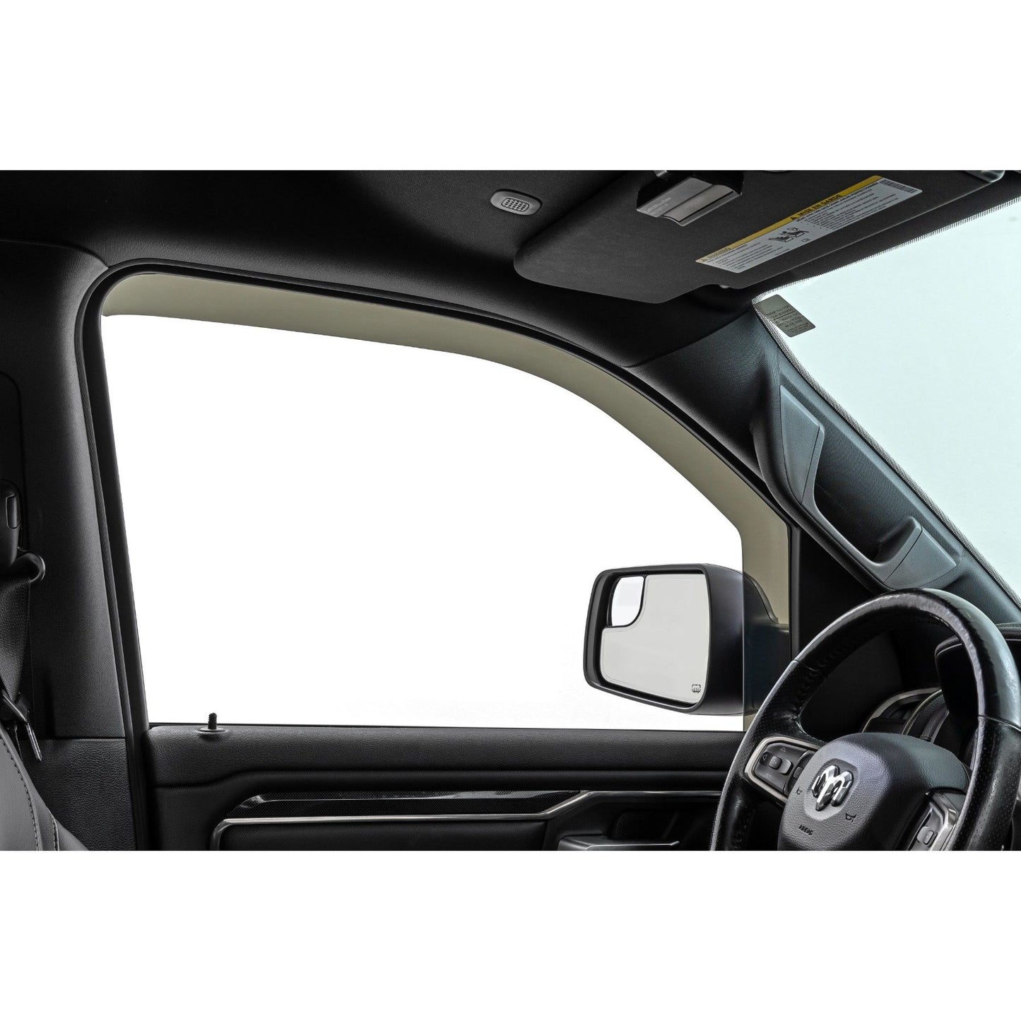 ROUGH COUNTRY Side Window Deflectors | In Channel Rain Guard | Ram 1500 (19-25)/1500 TRX (21-24)  | 841924