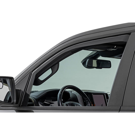 ROUGH COUNTRY Side Window Deflectors | In Channel Rain Guard | Ram 1500 (19-25)/1500 TRX (21-24)  | 841924