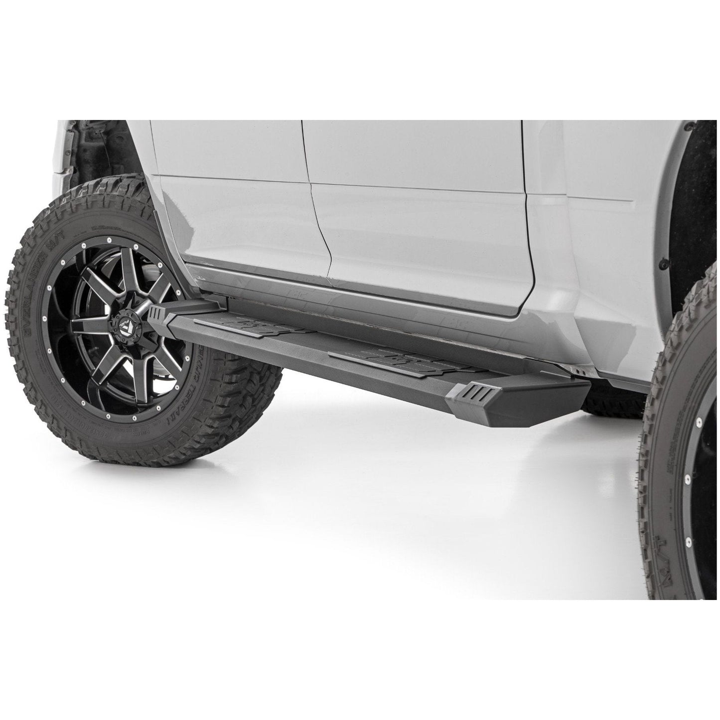 Rough Country Quad Cab HD2 Aluminum Running Boards I SRB091777A