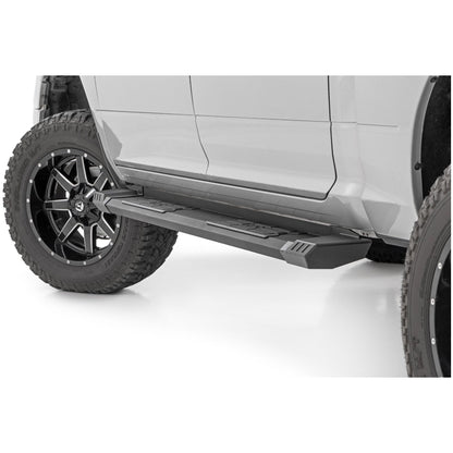 Rough Country Quad Cab HD2 Aluminum Running Boards I SRB091777A