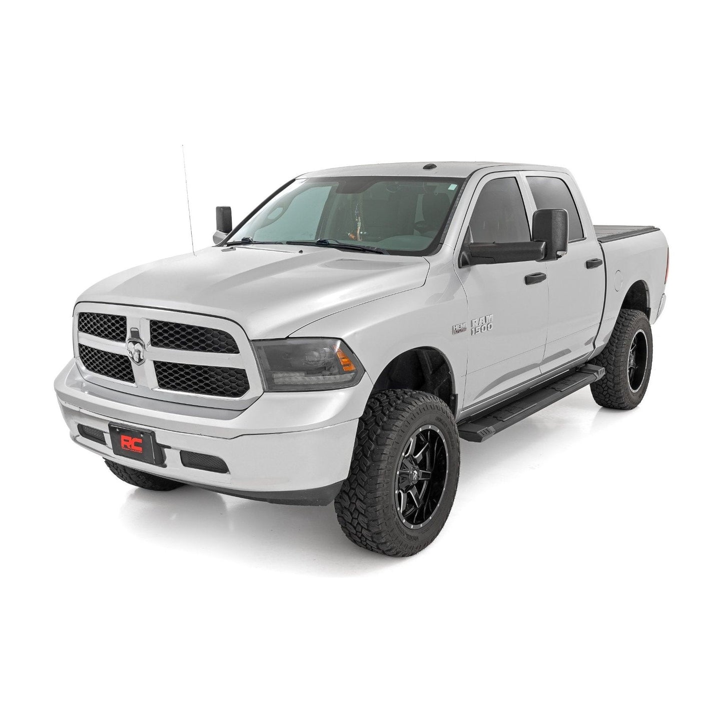 Rough Country Quad Cab HD2 Aluminum Running Boards I SRB091777A