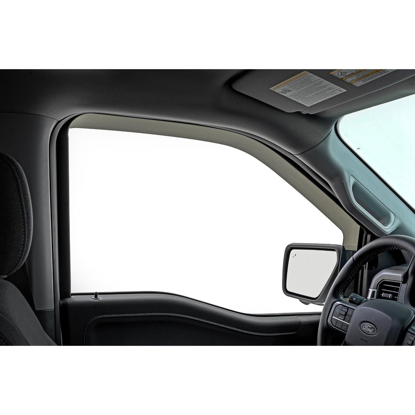 ROUGH COUNTRY Side Window Deflectors | In Channel Rain Guard | Ford F-150/Lightning/F-250/F-350/Raptor (15-25) | 831524