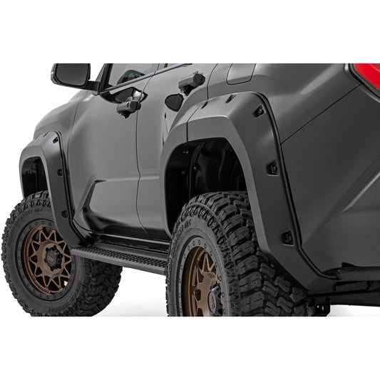 ROUGH COUNTRY Fender Flares | 089 Wind Chill Pearl | Toyota 4Runner 2WD/4WD (2025) | F-T12511-089