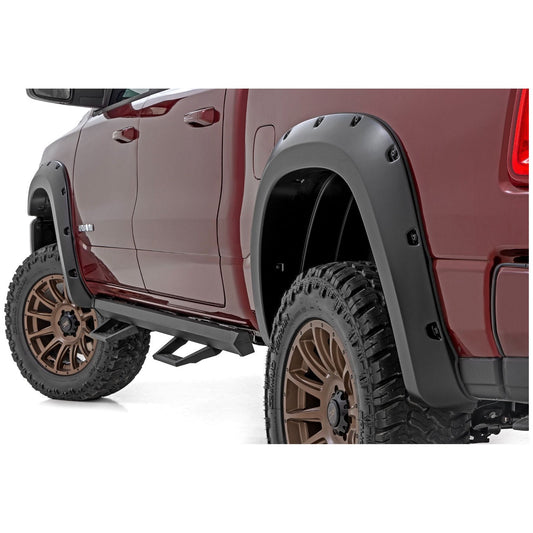 Rough Country Flat Black Pocket Fender Flares I F-D319205
