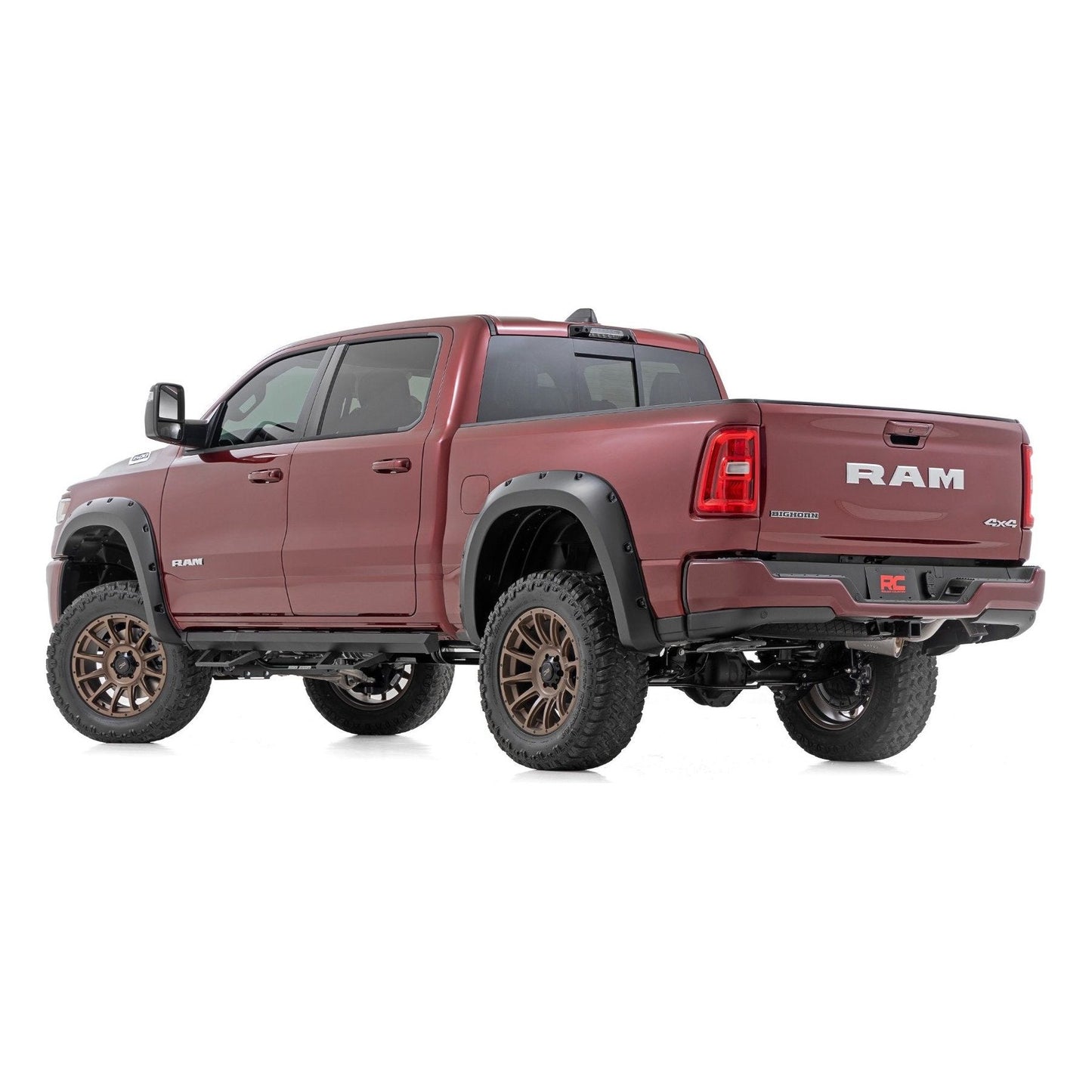 Rough Country Flat Black Pocket Fender Flares I F-D319205