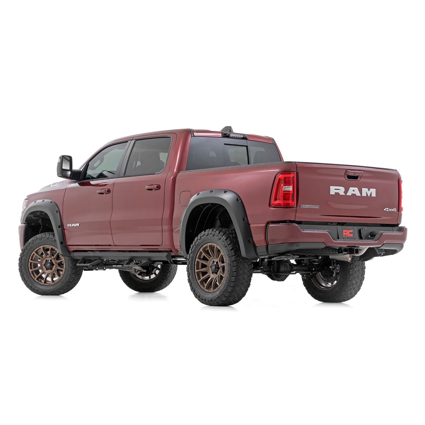 ROUGH COUNTRY Pocket Fender Flares | PSC Billet Silver | Ram 1500 2WD/4WD (2025) | F-D319205-PSC