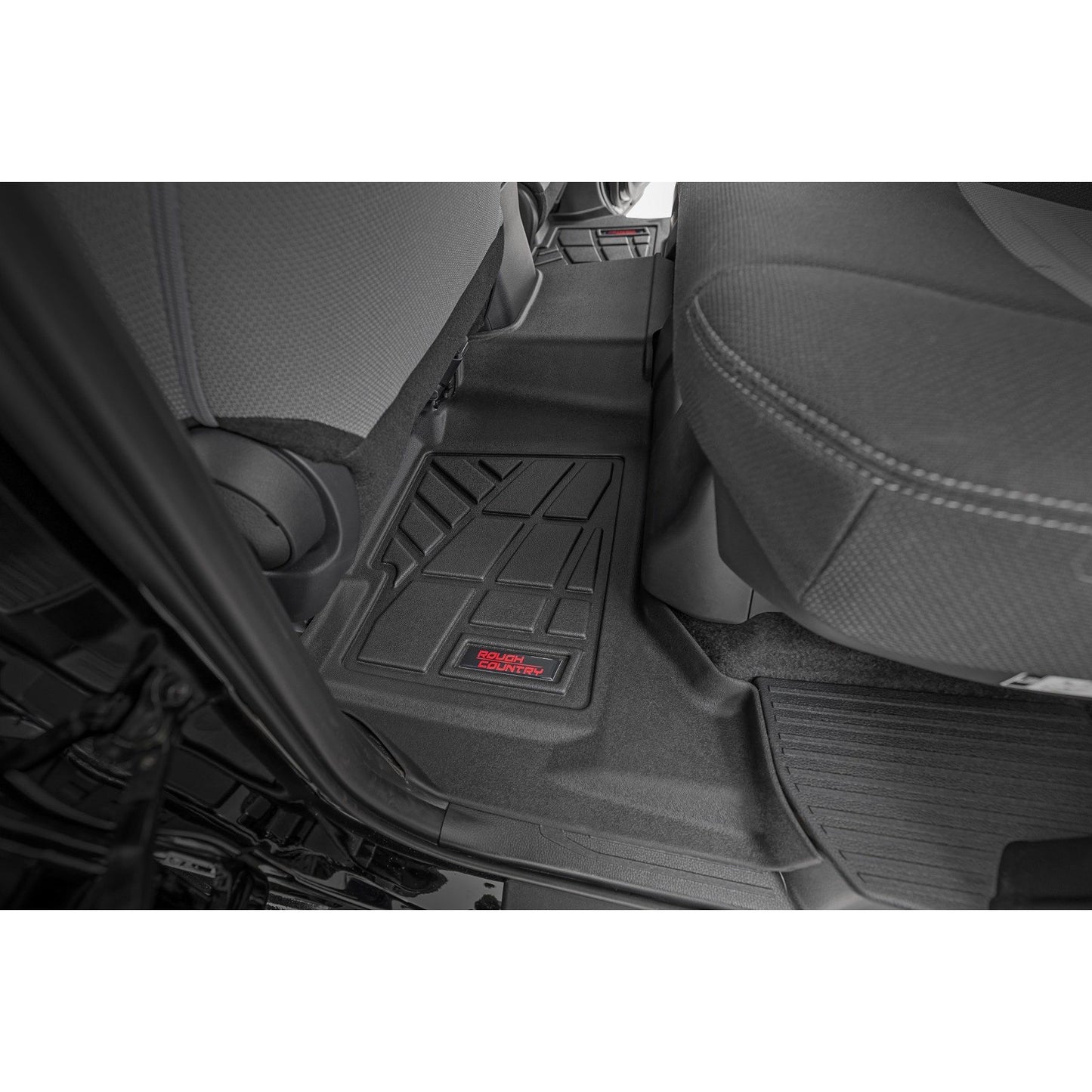 ROUGH COUNTRY Sure-Fit Floor Mats | Front & Rear & Cargo Mat | Toyota 4Runner (2025) | SM71325