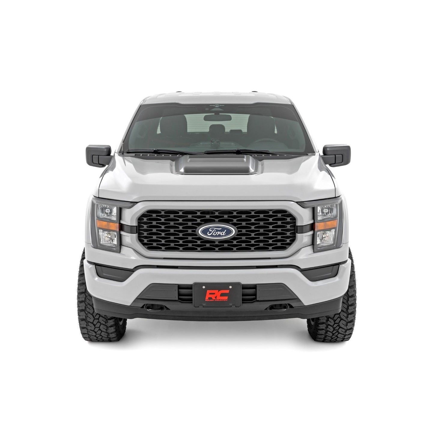 ROUGH COUNTRY Hood Scoop | Ford F-150 2WD/4WD (2021-2025) | HS30010