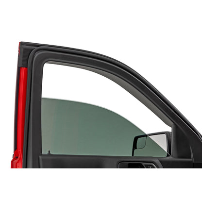 ROUGH COUNTRY Side Window Deflectors | Tape On Rain Guard | Chevy/GMC 1500/2500HD/3500HD (19-26 & Classic) | 911924