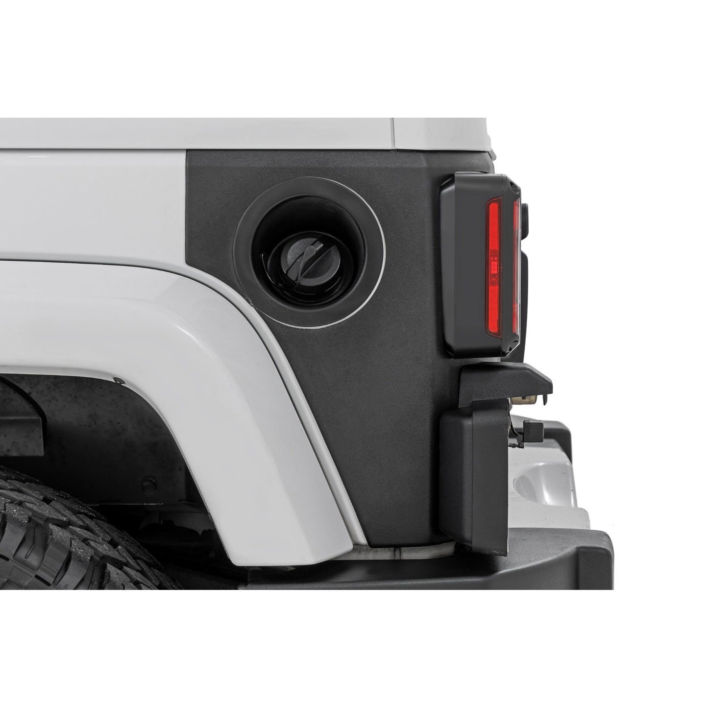ROUGH COUNTRY Trail Cladding | Rear Corners | Jeep Wrangler JK/Wrangler Unlimited  (07-18) | TC13022