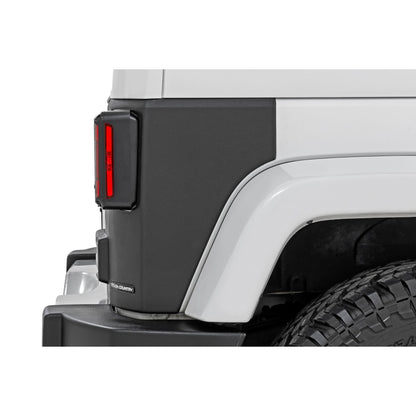 ROUGH COUNTRY Trail Cladding | Rear Corners | Jeep Wrangler JK/Wrangler Unlimited  (07-18) | TC13022
