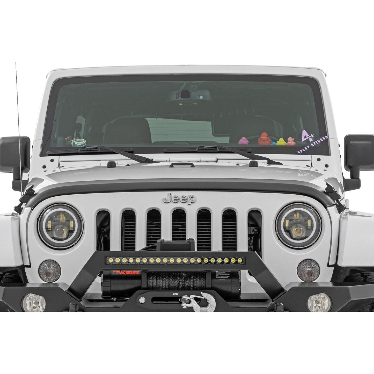 ROUGH COUNTRY Trail Cladding | Hood Protector | Jeep Wrangler JK/Wrangler Unlimited  (07-18) | TC105200