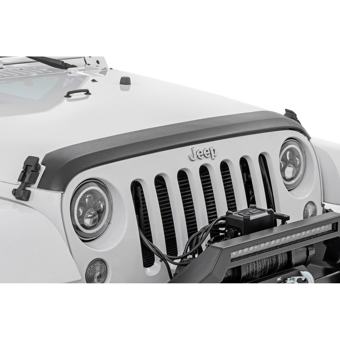 ROUGH COUNTRY Trail Cladding | Hood Protector | Jeep Wrangler JK/Wrangler Unlimited  (07-18) | TC105200