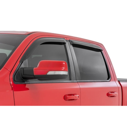 ROUGH COUNTRY Side Window Deflectors | Tape On Rain Guard | Ram 1500 (19-25)/1500 TRX (21-24) | 941924
